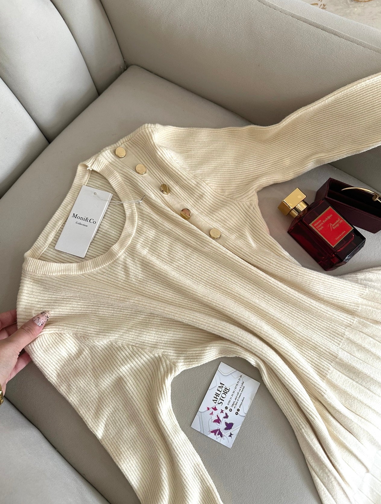 robe midi beige -standard