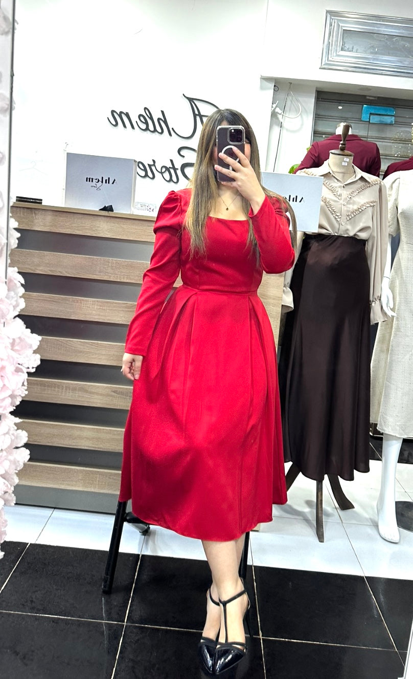 robe ELINE -robe midi classique