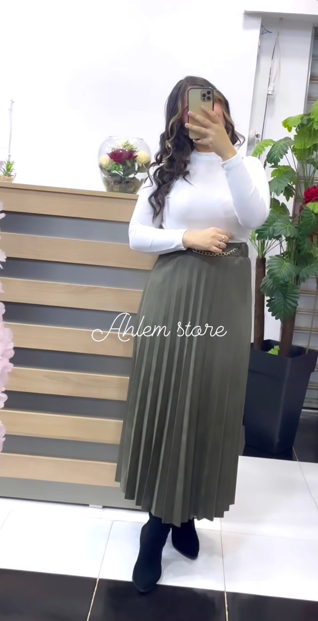 Jupe en daim -standard