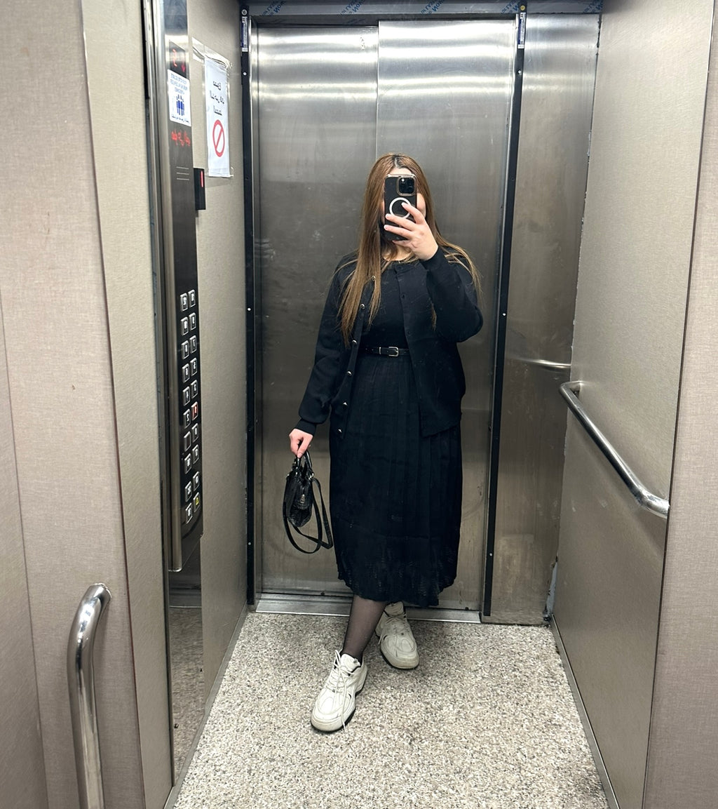 ensemble ILYANA 2  : robe + veste + ceinture -standard