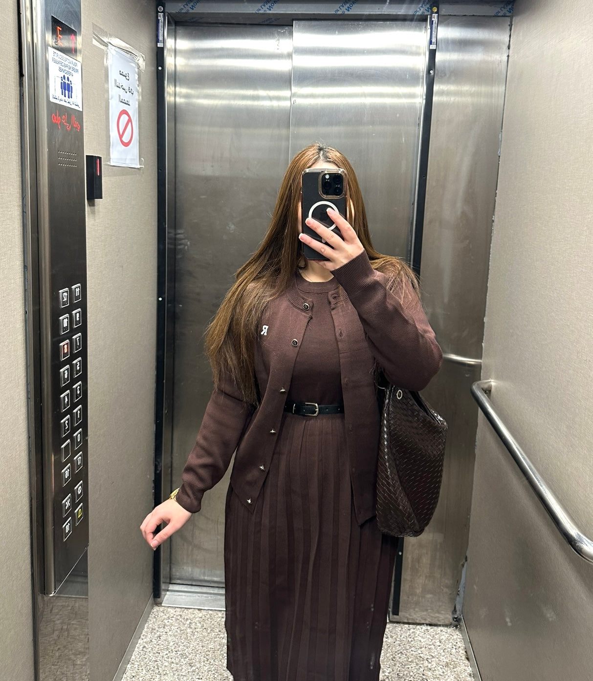 ensemble ILYANA 2  : robe + veste + ceinture -standard