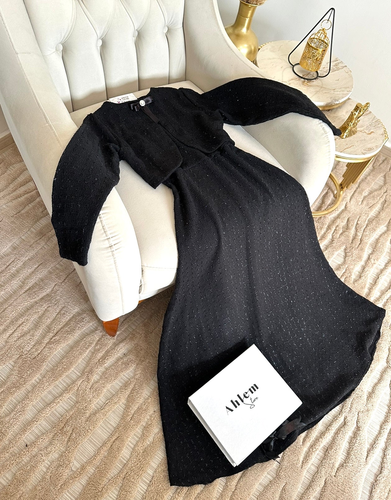 ROBE SALLY	- tissu chanel