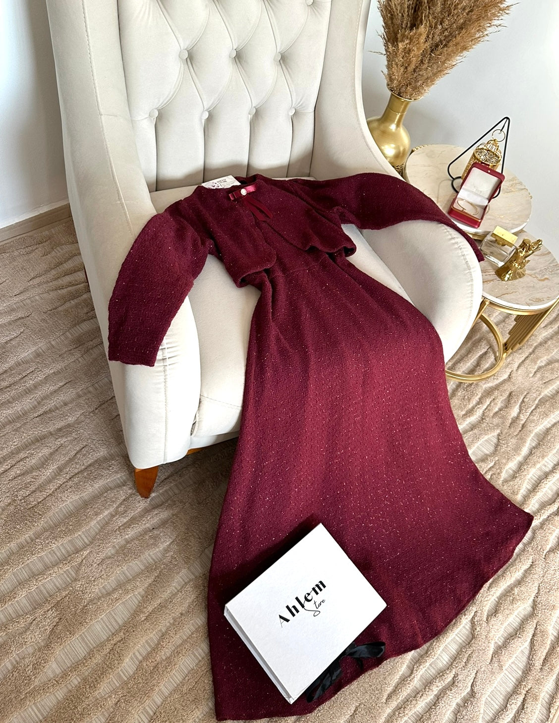 ROBE SALLY	- tissu chanel