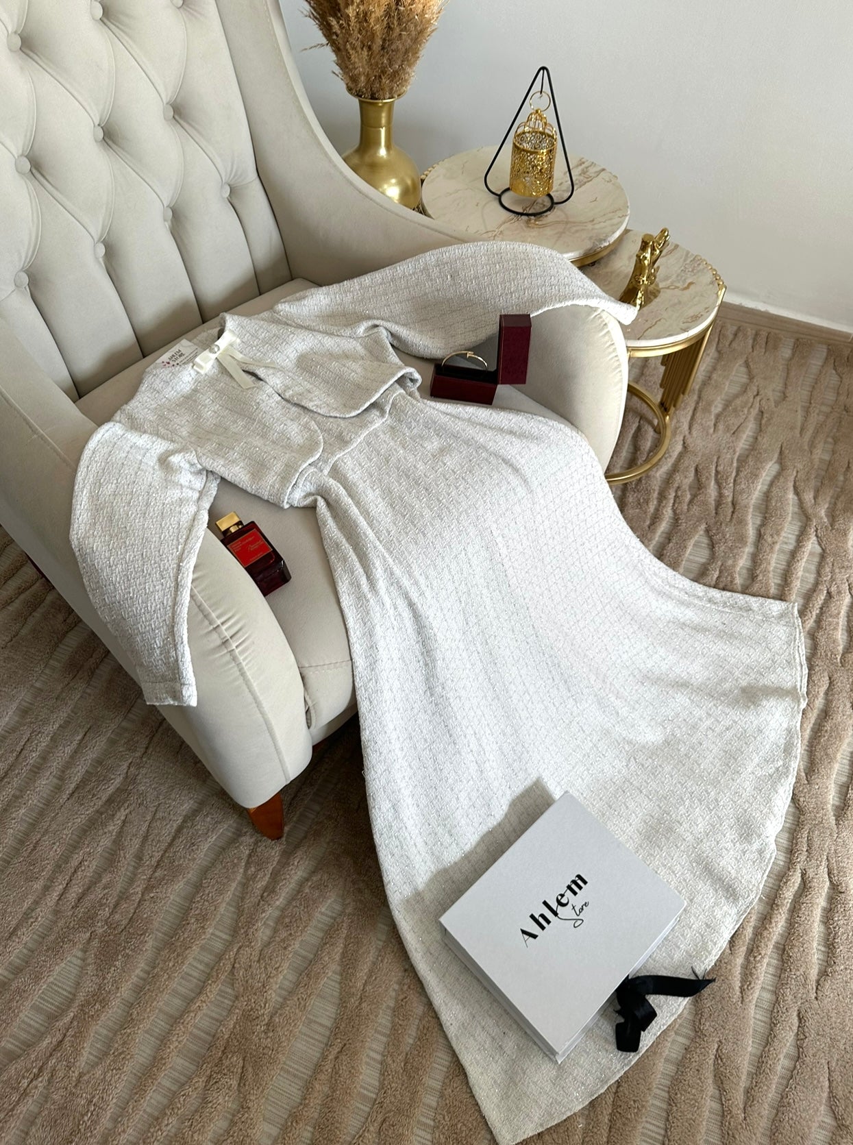 ROBE SALLY	- tissu chanel